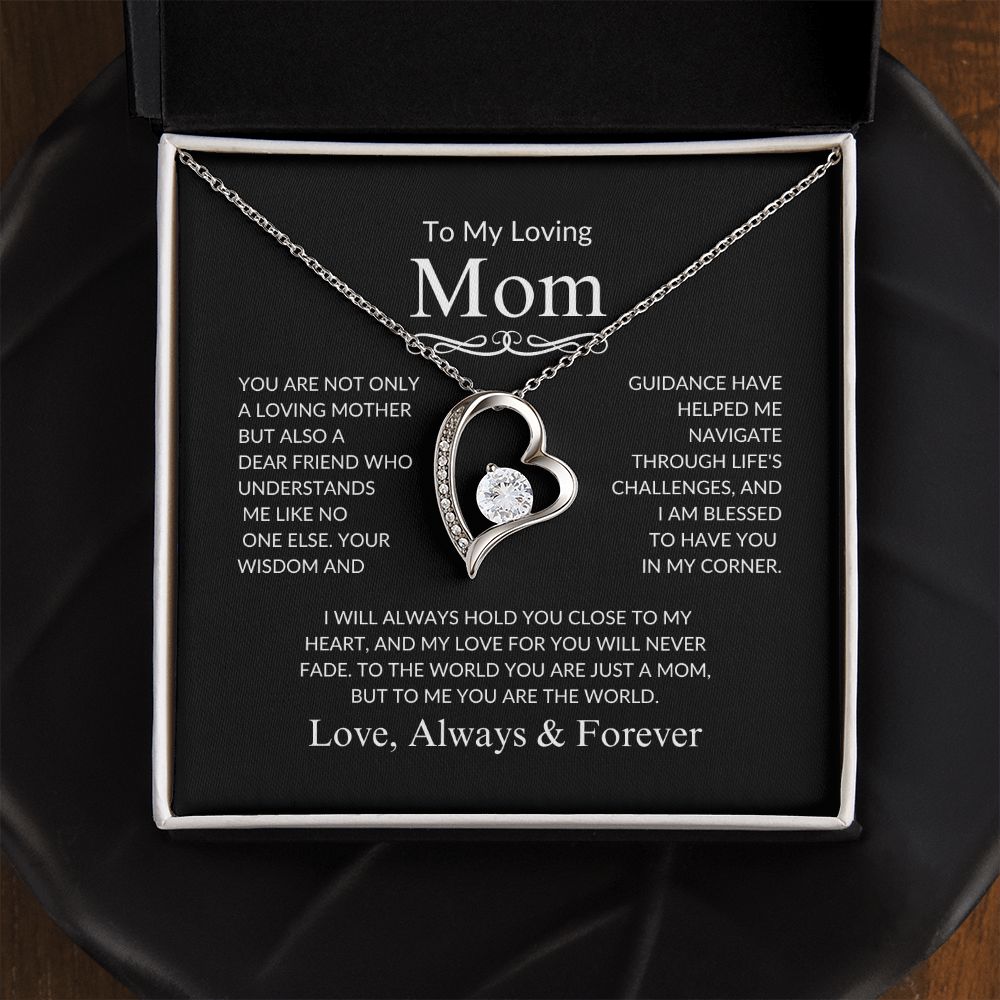 Mom - My World - Forever Love Necklace EC3