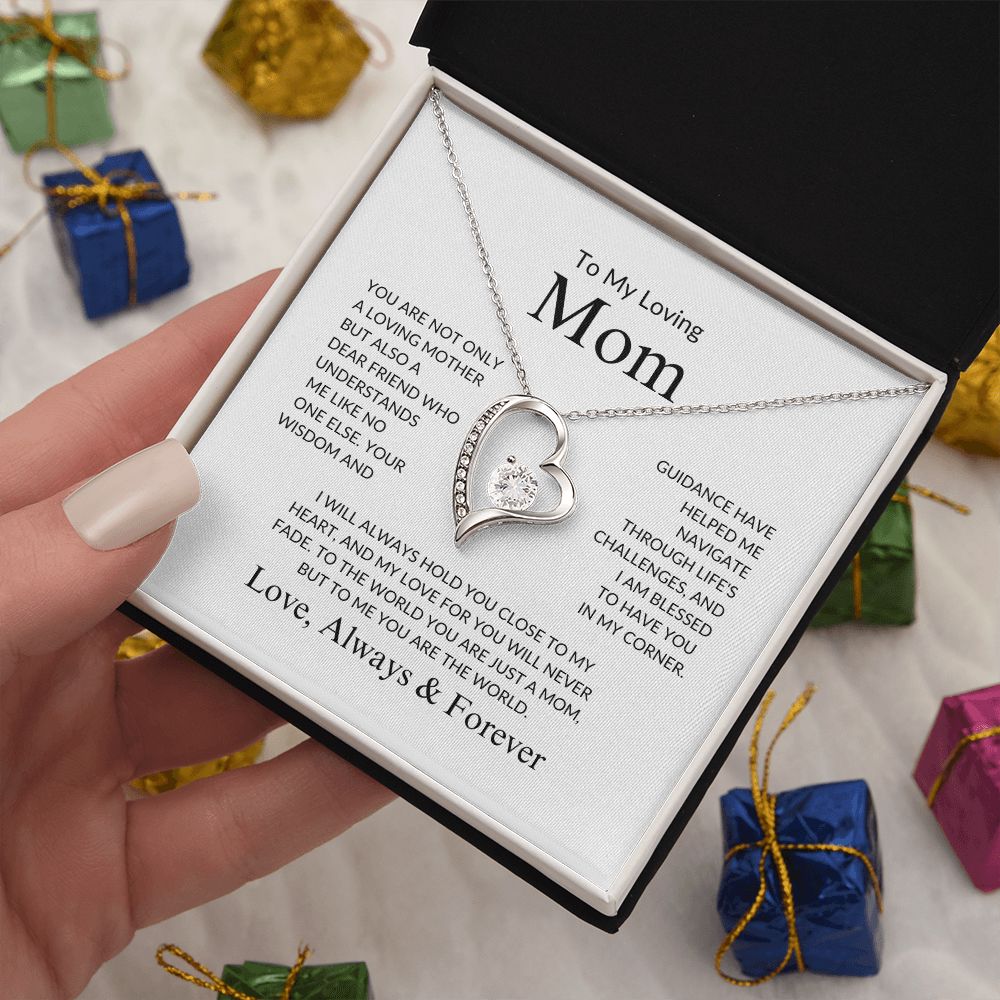 Mom - My World - Forever Love Necklace