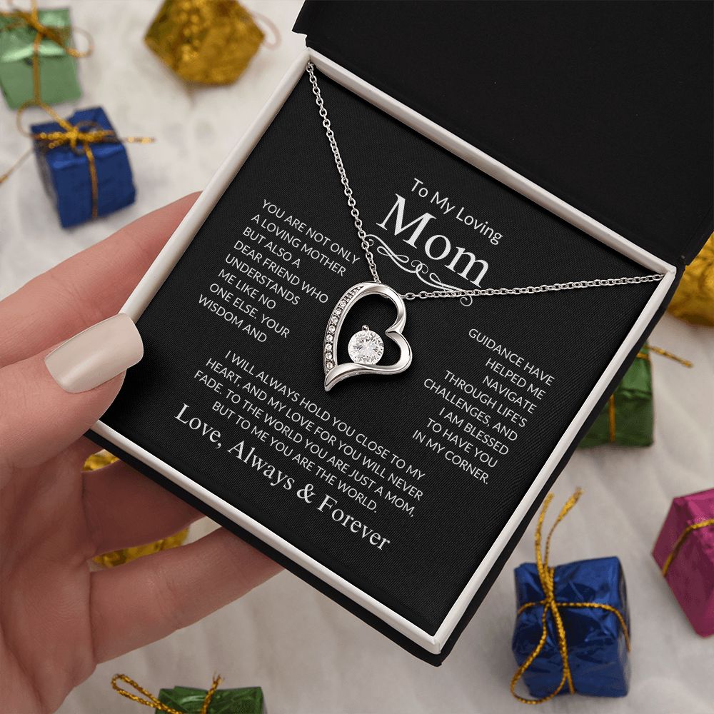 Mom - My World - Forever Love Necklace EC3