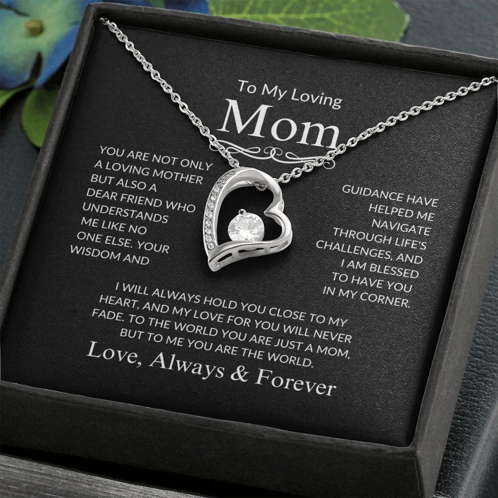 Mom - My World - Forever Love Necklace EC3