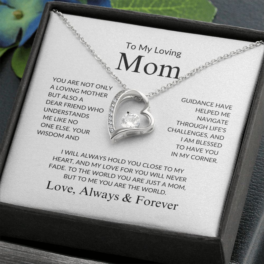 Mom - My World - Forever Love Necklace