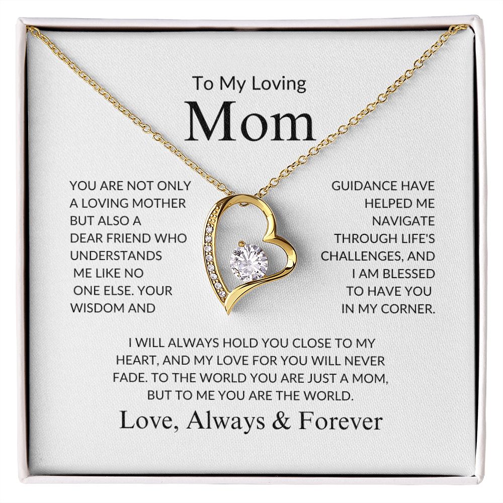 Mom - My World - Forever Love Necklace