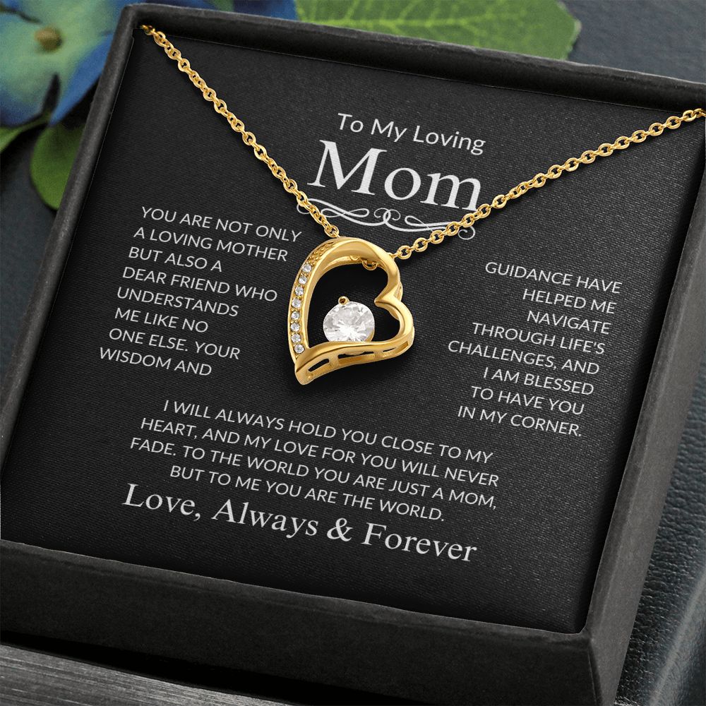 Mom - My World - Forever Love Necklace EC3
