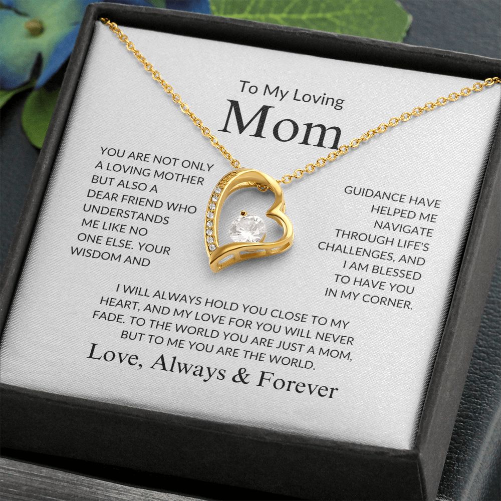 Mom - My World - Forever Love Necklace