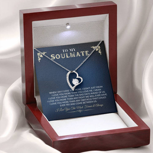 To My Soulmate - Forever Love Necklace