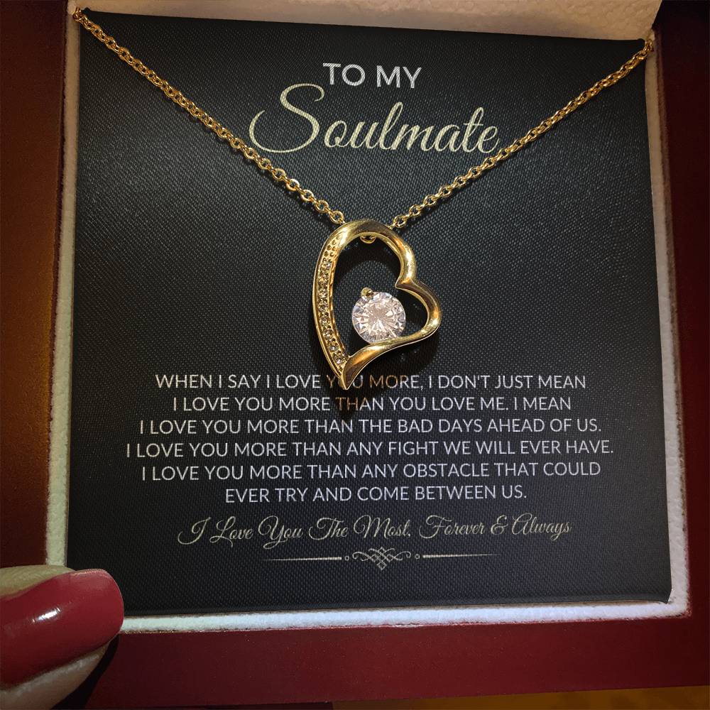 To My Soulmate - Forever Love Necklace