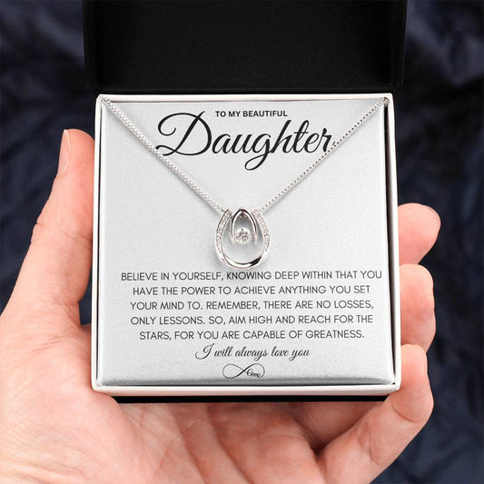 To My Beautiful Daughter - Fate Necklace