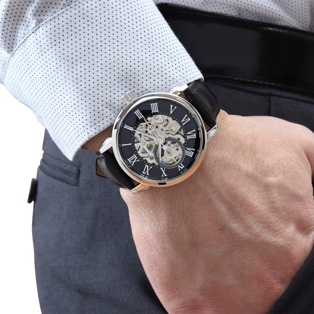 Dad ''My Teacher'' - Openwork Watch