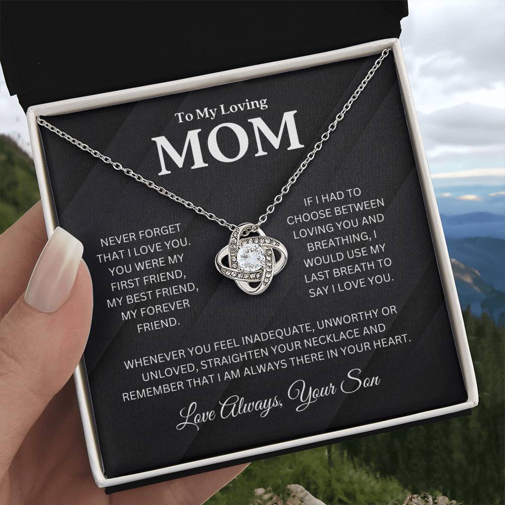 Gift For Mom From Son -''My Forever Friend'' Necklace