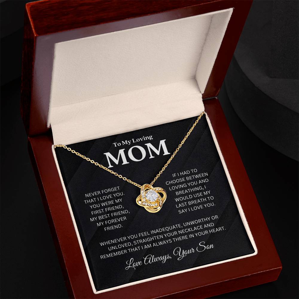 Gift For Mom From Son -''My Forever Friend'' Necklace