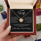 To My Wife - My Forever - Love Knot Necklace