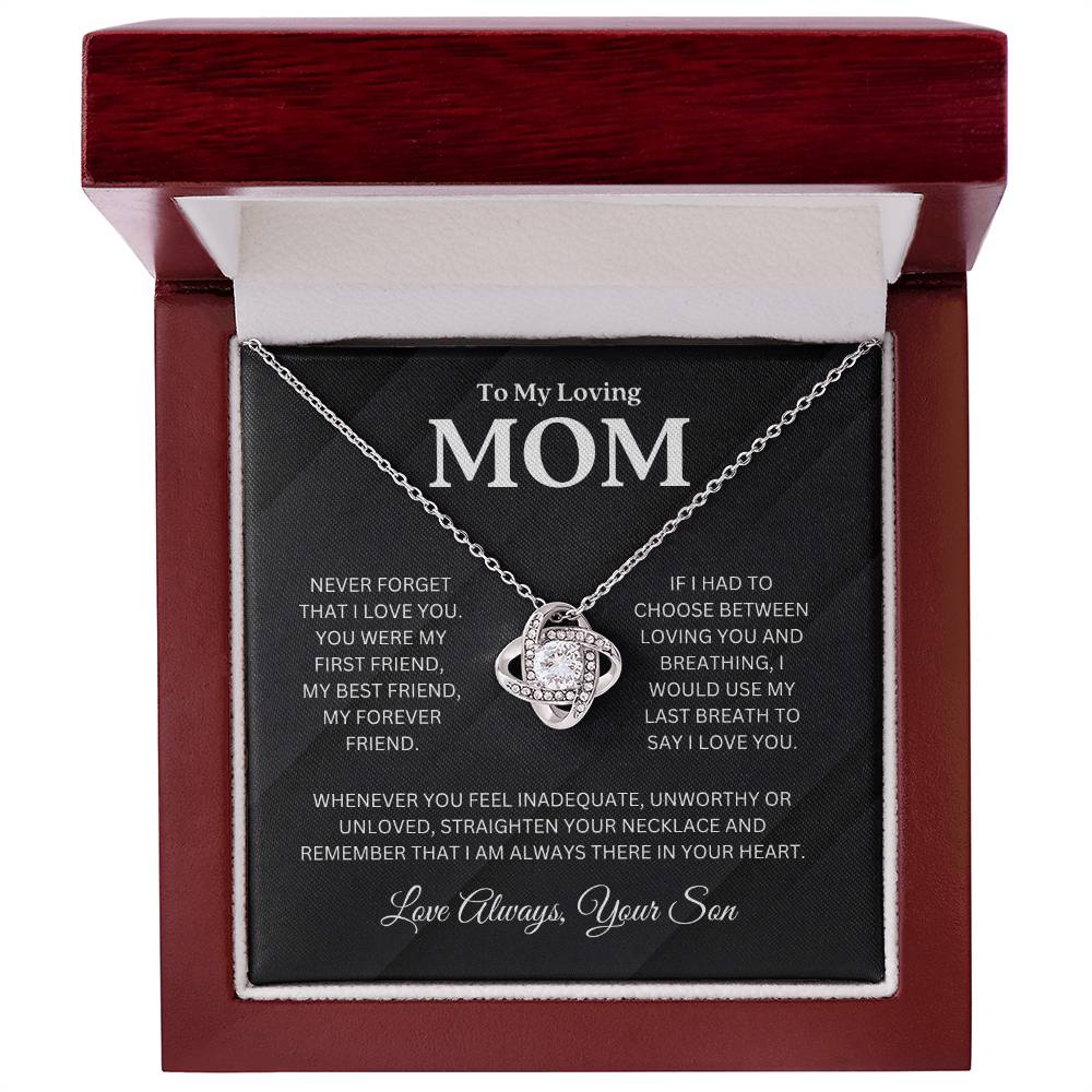 Gift For Mom From Son -''My Forever Friend'' Necklace