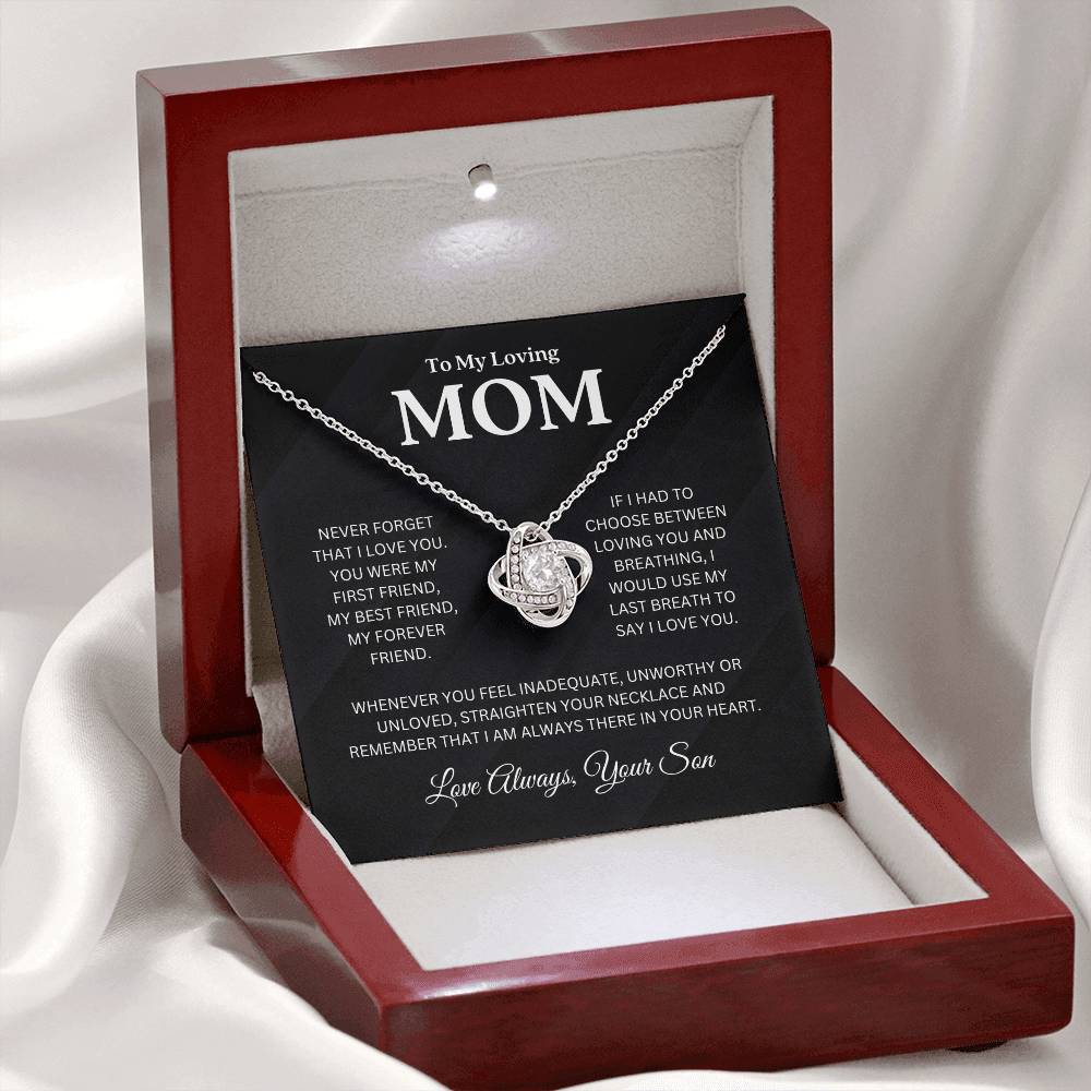 Gift For Mom From Son -''My Forever Friend'' Necklace