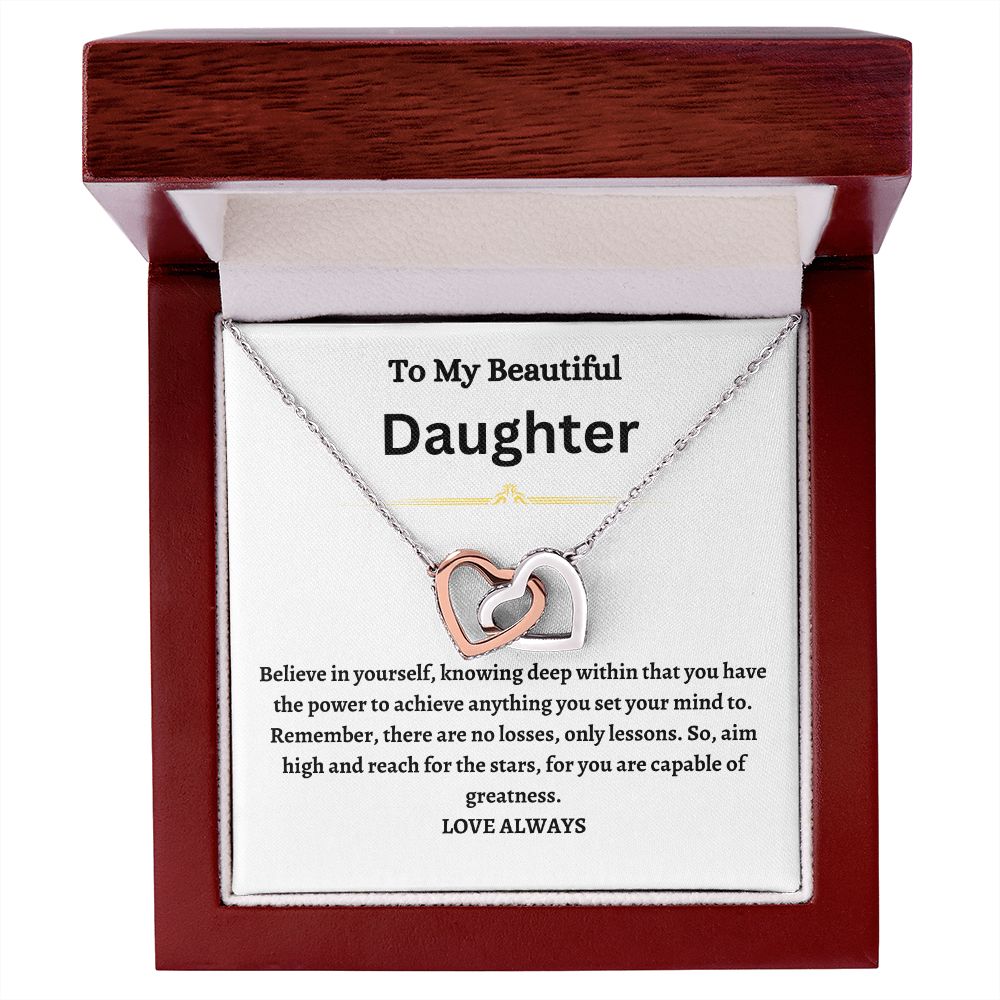 Daughter- Heart Necklace