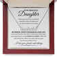 Daughter -'' Be Brave ''- Name Necklace