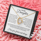 To My Daughter - Heart Necklace