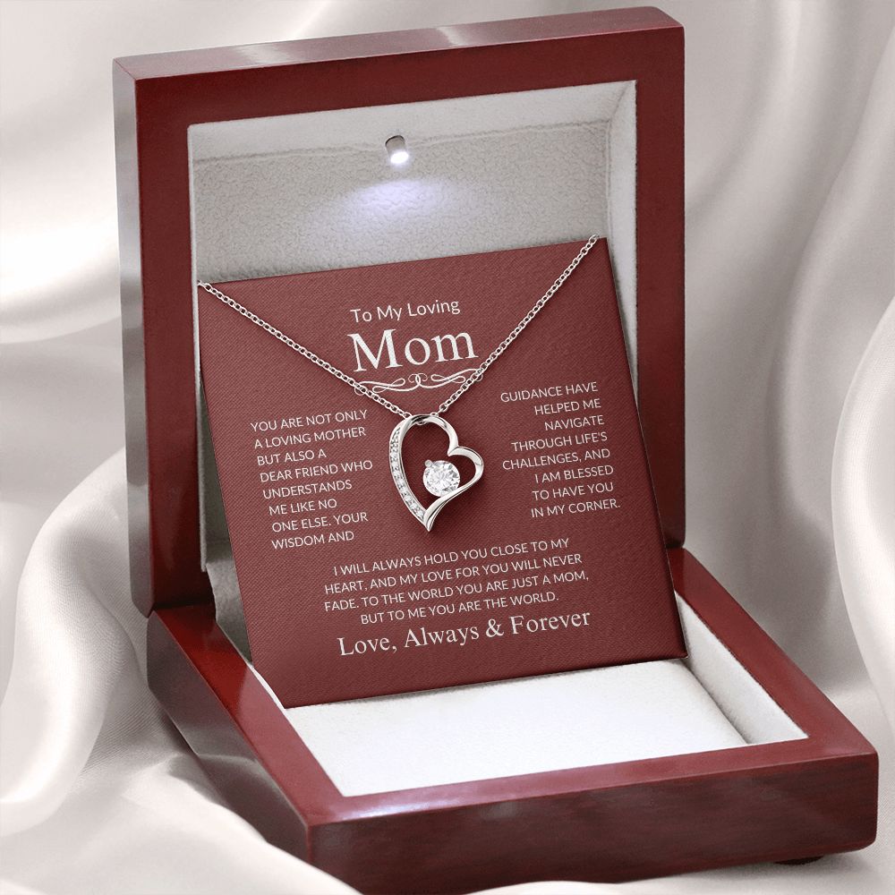 Mom - My World - Forever Love Necklace EC2