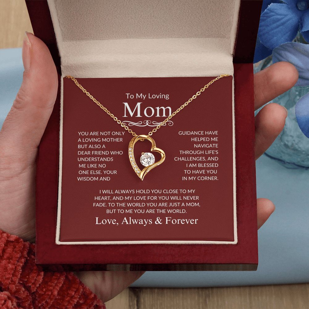 Mom - My World - Forever Love Necklace EC2