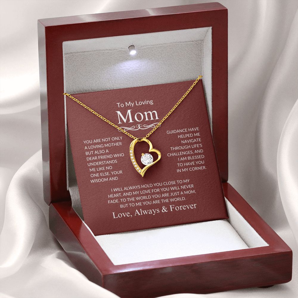 Mom - My World - Forever Love Necklace EC2