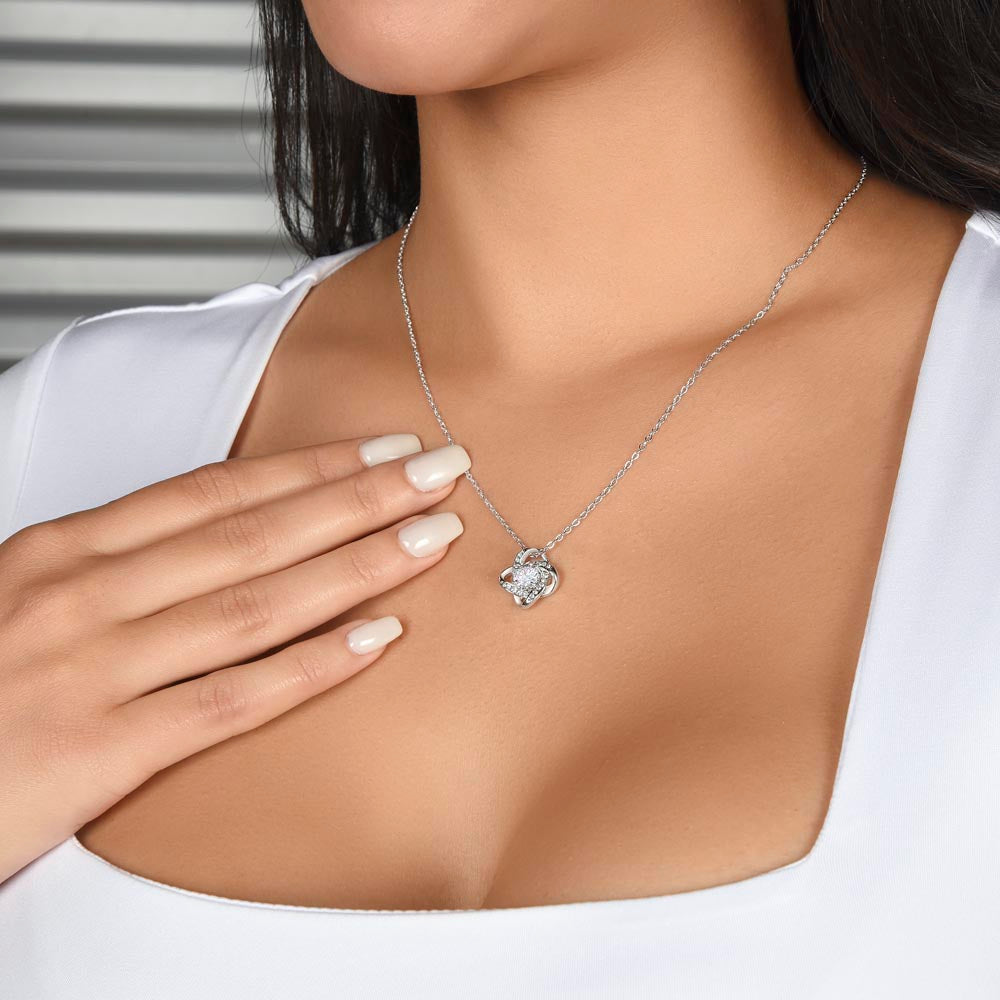 Mom - My Everything - Love Knot Necklace From Son