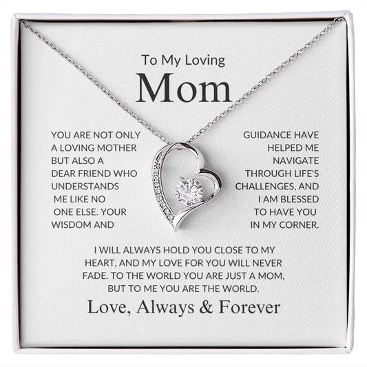 Mom - My World - Forever Love Necklace