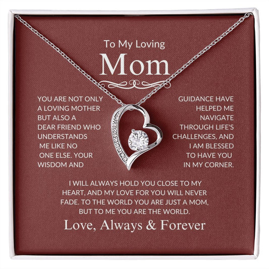 Mom - My World - Forever Love Necklace EC2