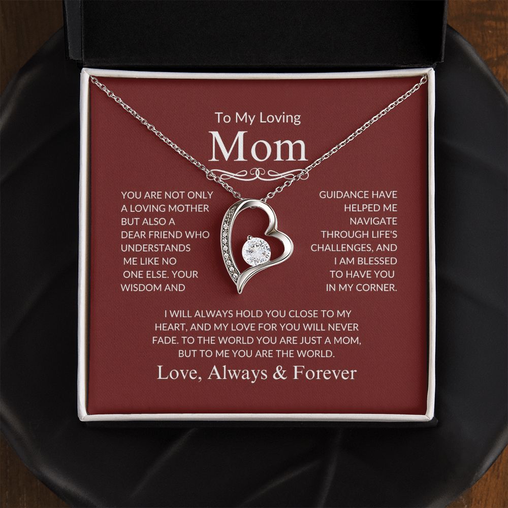 Mom - My World - Forever Love Necklace EC2