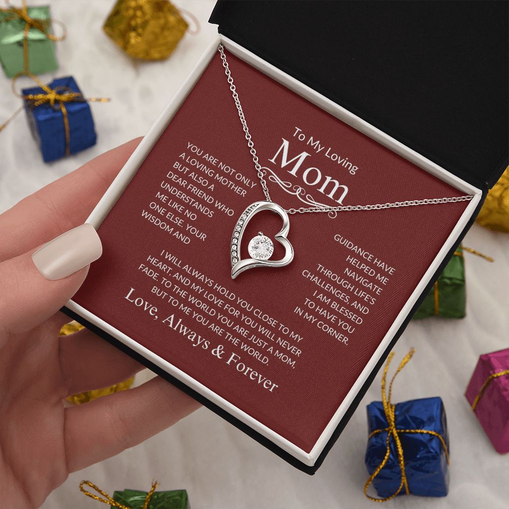Mom - My World - Forever Love Necklace EC2