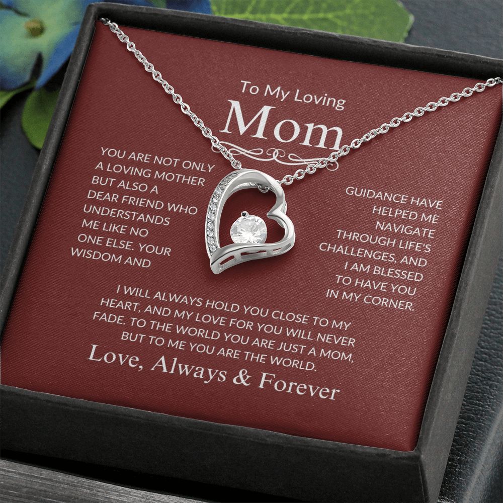 Mom - My World - Forever Love Necklace EC2