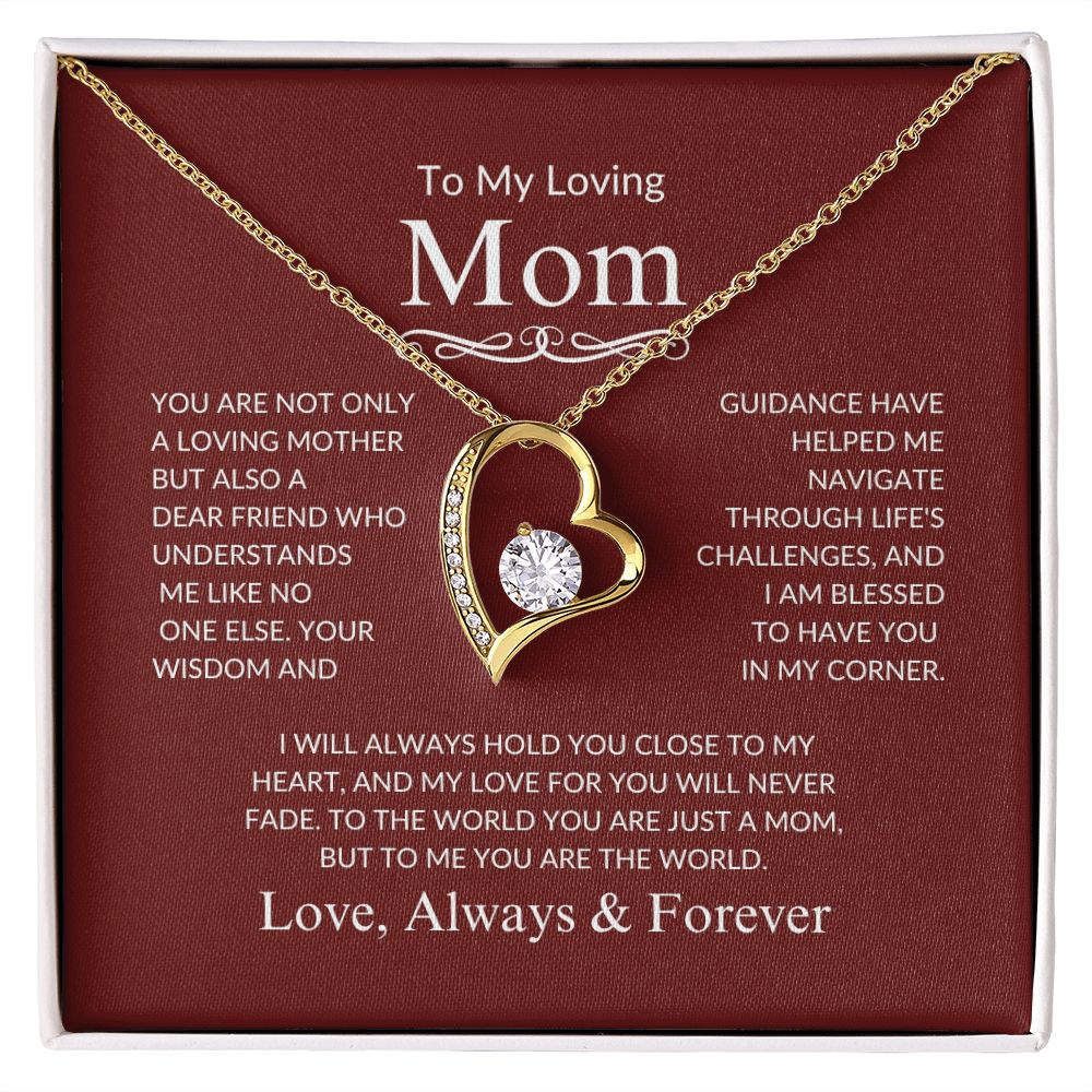 Mom - My World - Forever Love Necklace EC2